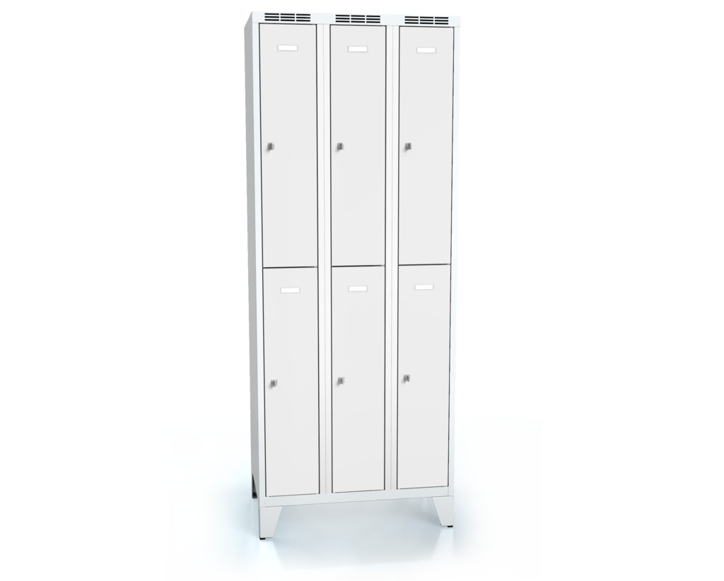  Divided cloakroom locker ALSIN with feet 1920 x 750 x 500